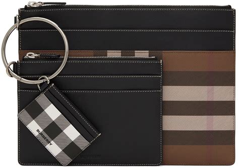 rep ladies burberry pouch|Burberry check pouches.